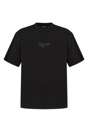 Burberry T-shirt with embroidered logo | Men's | Vitkac